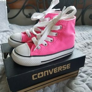 Pink Hightop Toddler Converse